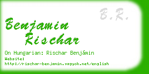 benjamin rischar business card